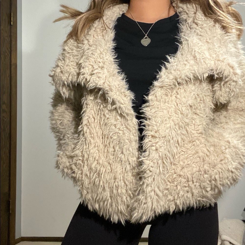 NWT never been worn before Zara fur Jacket